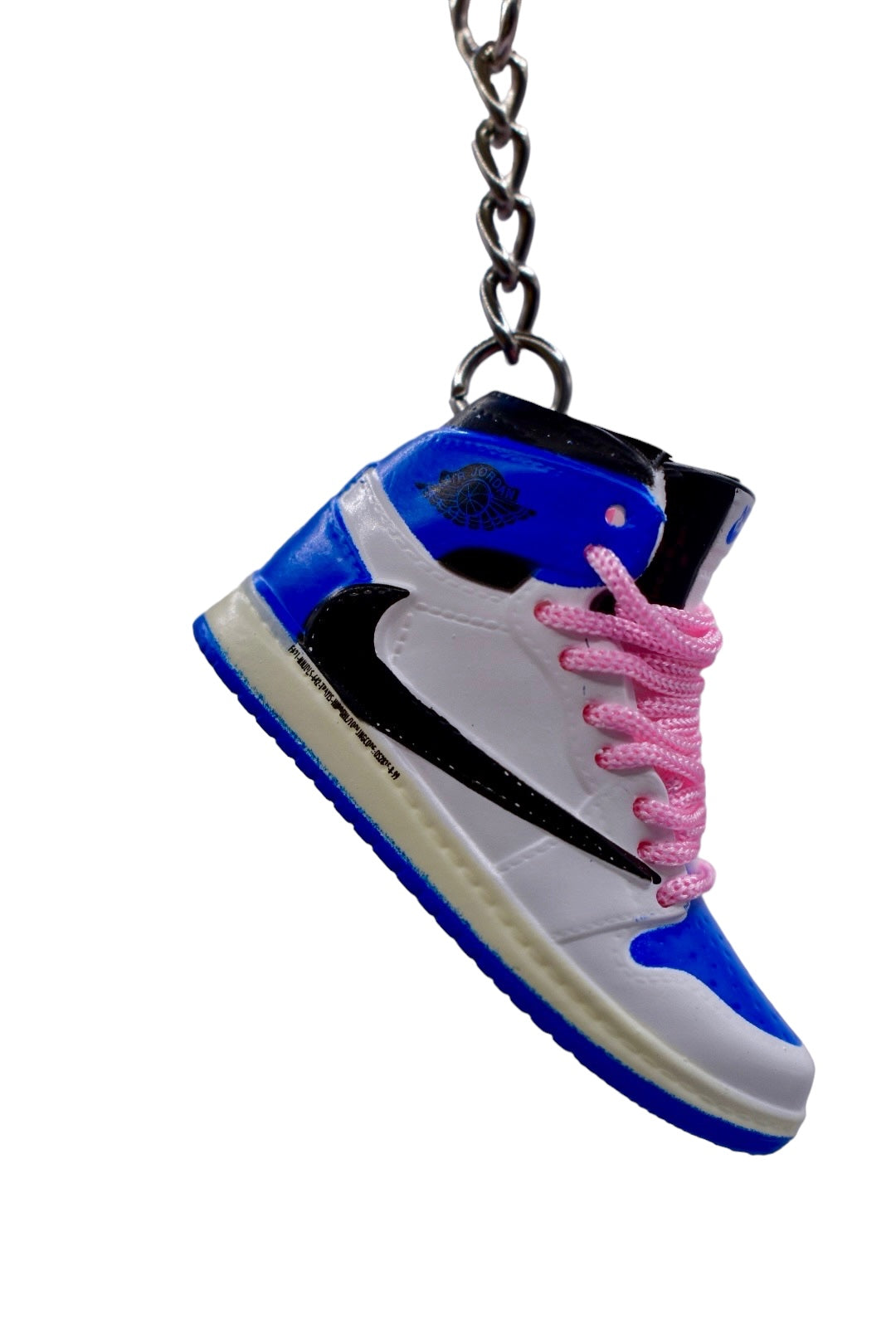 Keychain Jordan 1 'Travis Scott Fragment - Pink Laces'