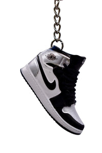 Keychain Jordan 1 'Silver Toe'