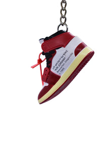 Keychain Jordan 1 ' Off-White Chicago '