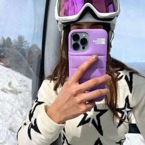 iPhone The Puffer Case Purple